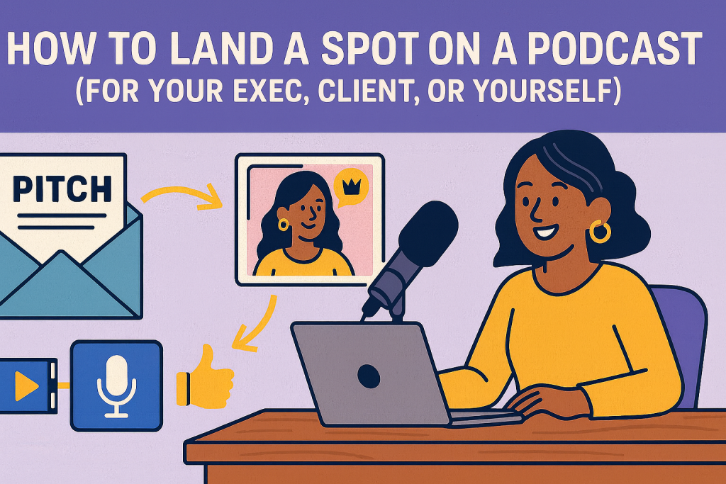 How to land a spot on a podcast